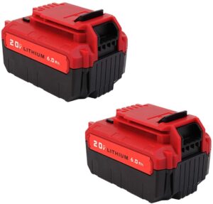 CEENR 2 pack 20 V replacement battery for Porter cable